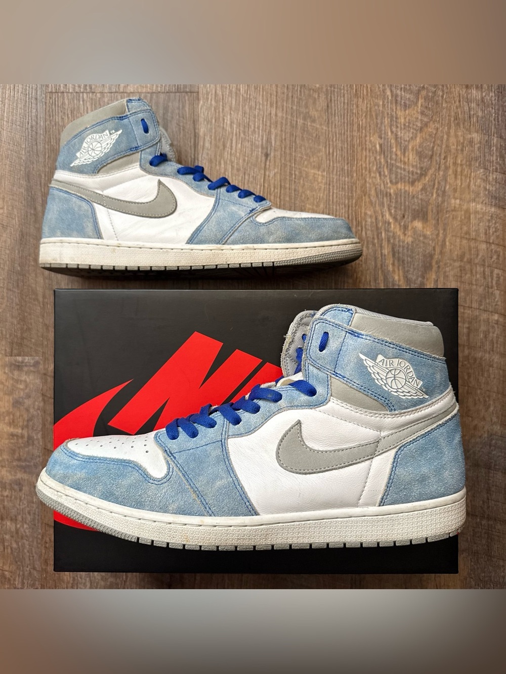 Nike Air Jordan 1 Retro High OG Hyper Royal Blue Men’s Size 15 Sneakers Shoes